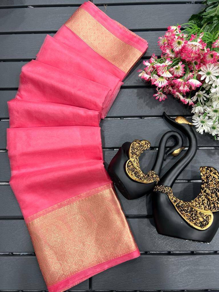 Lc-591 By Fashid Wholesale 01 To 09 Series Indian Traditional Wear Collection Beautiful Stylish Fancy Colorful Party Wear & Occasional Wear Pure Organza Sarees At Wholesale Price
