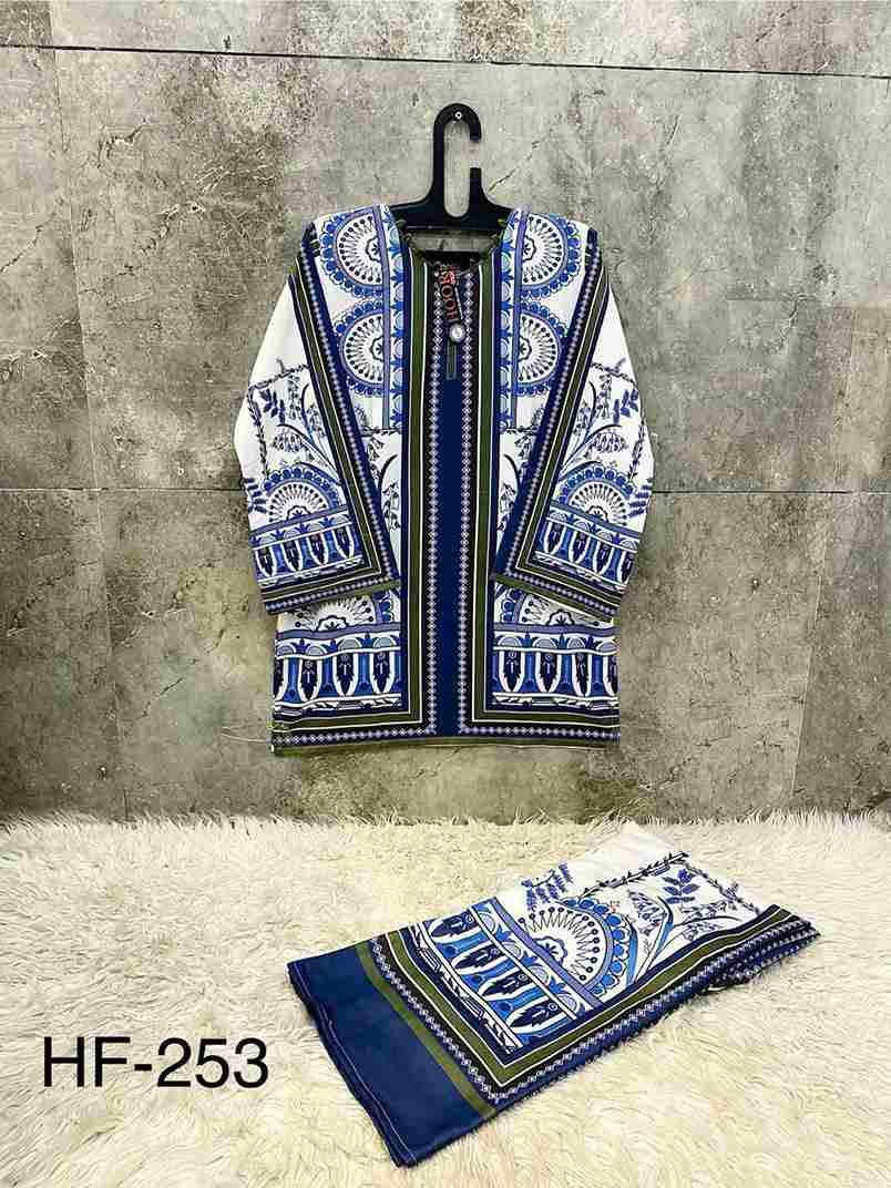 Hoor Tex HF-246 Series By Hoor Tex HF-246 to HF-260 Series Designer Stylish Fancy Colorful Beautiful Casual Wear & Ethnic Wear Imported Cotton/Satin Co-Ord At Wholesale Price