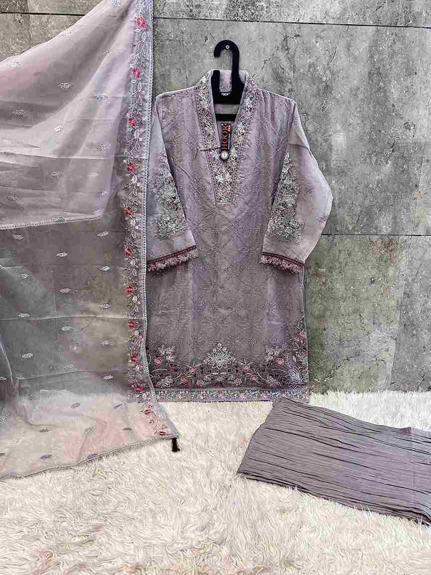 Hoor Tex Hit Design HF-208 Colours By Hoor Tex HF-208-A To HF-208-C Series Designer Festive Pakistani Suits Collection Beautiful Stylish Fancy Colorful Party Wear & Occasional Wear Heavy Organza Dresses At Wholesale Price