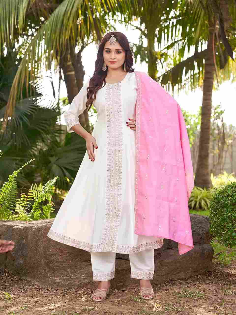 Bhavini By Aanchi 01 To 04 Series Beautiful Suits Colorful Stylish Fancy Casual Wear & Ethnic Wear Roman Silk Dresses At Wholesale Price