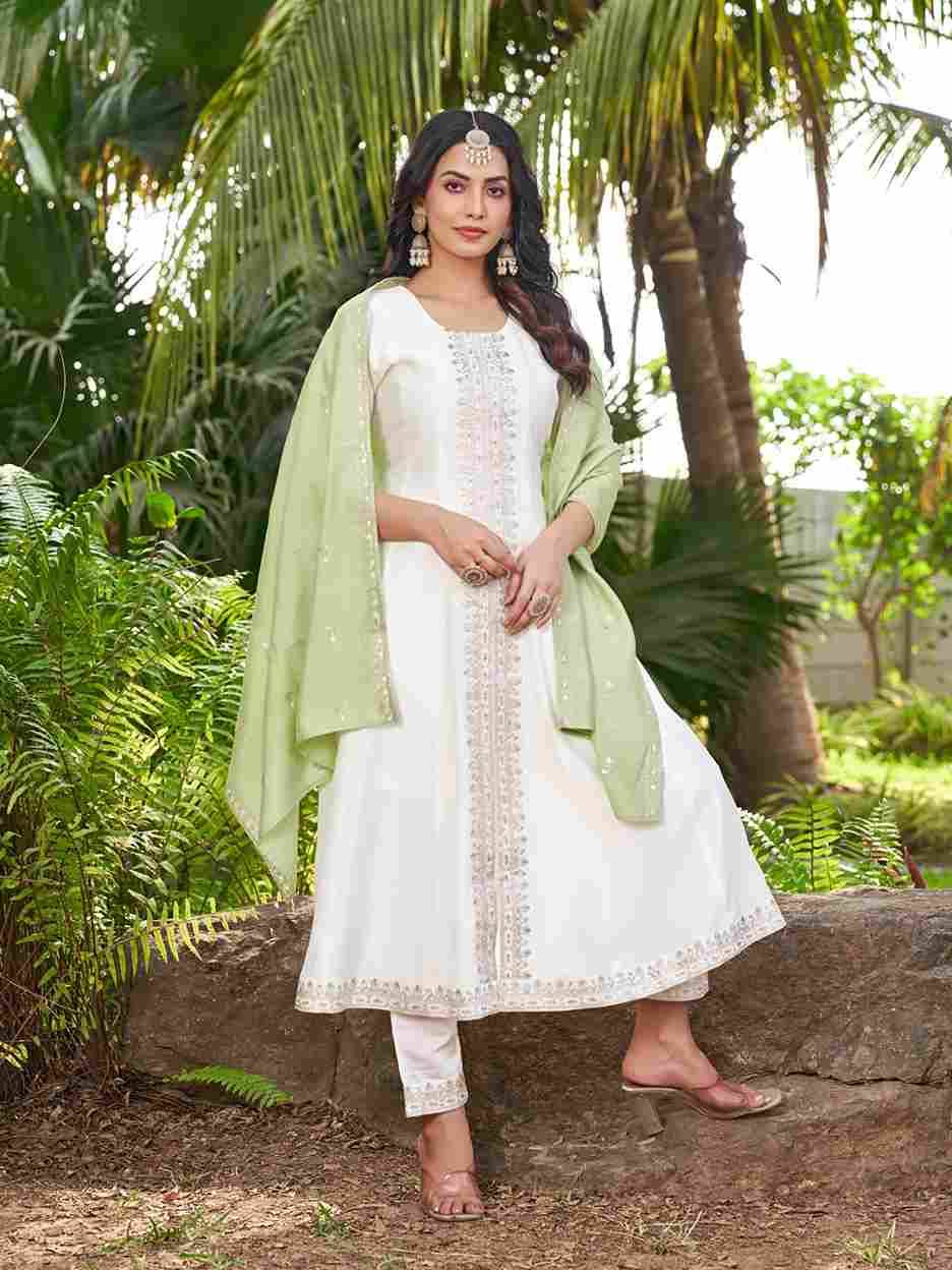 Bhavini By Aanchi 01 To 04 Series Beautiful Suits Colorful Stylish Fancy Casual Wear & Ethnic Wear Roman Silk Dresses At Wholesale Price