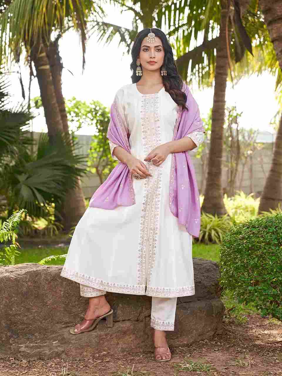 Bhavini By Aanchi 01 To 04 Series Beautiful Suits Colorful Stylish Fancy Casual Wear & Ethnic Wear Roman Silk Dresses At Wholesale Price