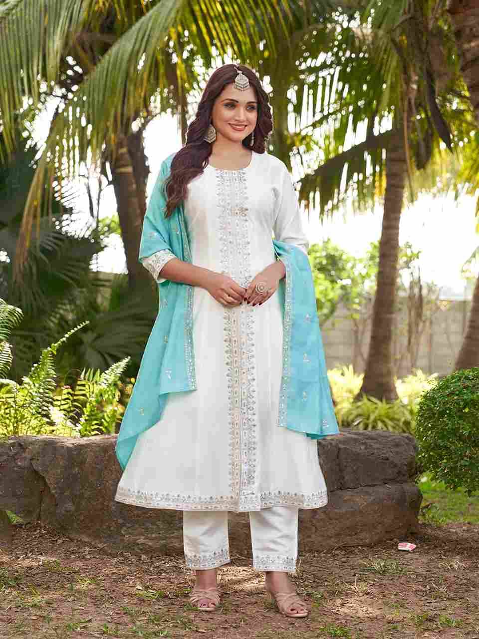 Bhavini By Aanchi 01 To 04 Series Beautiful Suits Colorful Stylish Fancy Casual Wear & Ethnic Wear Roman Silk Dresses At Wholesale Price
