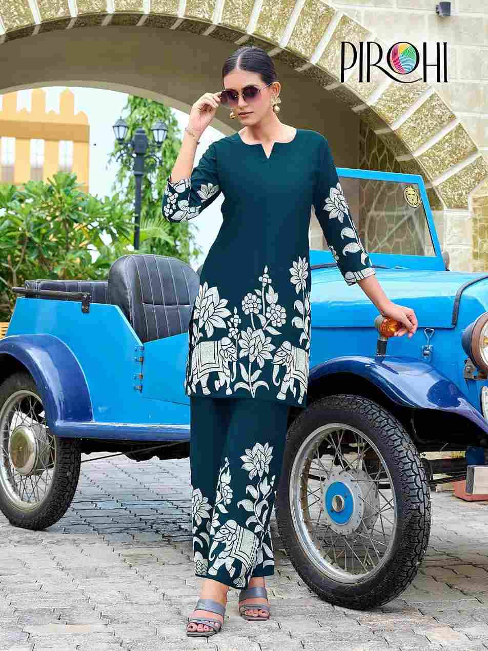 Kit Kat By Pirohi Combo Set 1001 To 1014 Series Designer Stylish Fancy Colorful Beautiful Party Wear & Ethnic Wear Collection Rayon Slub Co-Ords At Wholesale Price