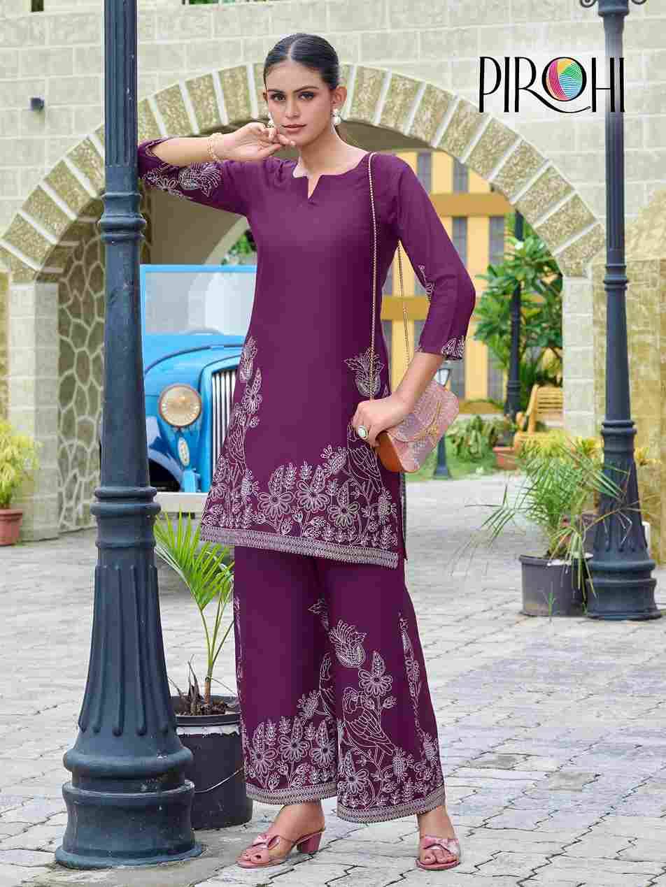Kit Kat By Pirohi Combo Set 1001 To 1014 Series Designer Stylish Fancy Colorful Beautiful Party Wear & Ethnic Wear Collection Rayon Slub Co-Ords At Wholesale Price