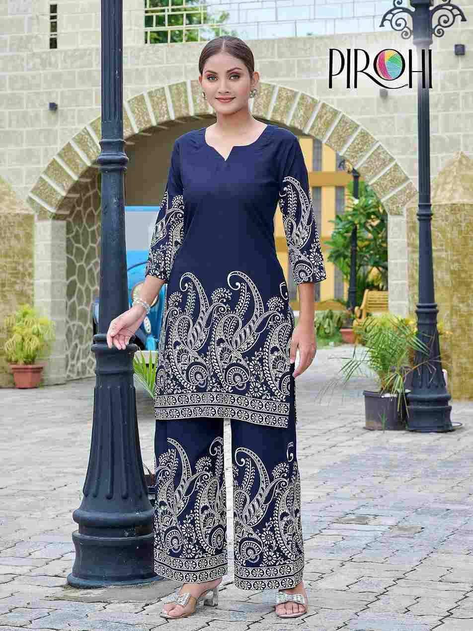 Kit Kat By Pirohi Combo Set 1001 To 1014 Series Designer Stylish Fancy Colorful Beautiful Party Wear & Ethnic Wear Collection Rayon Slub Co-Ords At Wholesale Price