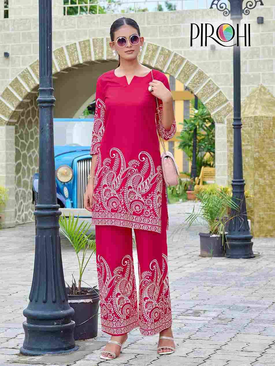 Kit Kat By Pirohi Combo Set 1001 To 1014 Series Designer Stylish Fancy Colorful Beautiful Party Wear & Ethnic Wear Collection Rayon Slub Co-Ords At Wholesale Price