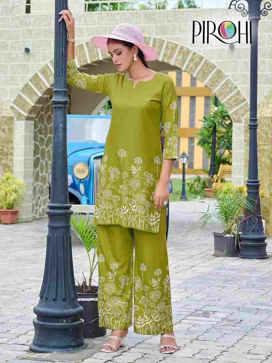 Kit Kat By Pirohi Combo Set 1001 To 1014 Series Designer Stylish Fancy Colorful Beautiful Party Wear & Ethnic Wear Collection Rayon Slub Co-Ords At Wholesale Price