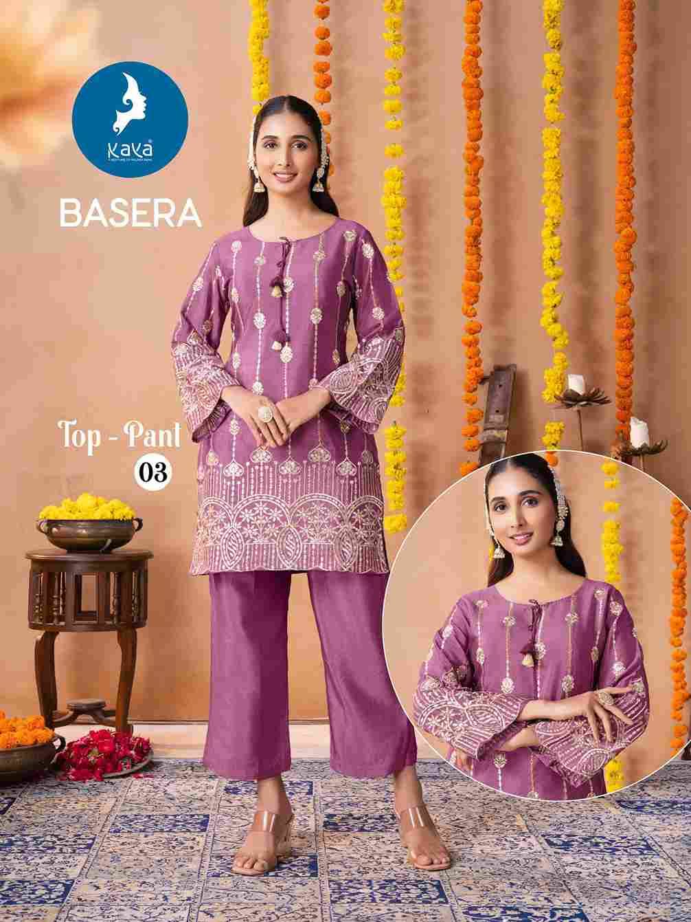 Basera By Kaya 01 To 06 Series Designer Stylish Fancy Colorful Beautiful Party Wear & Ethnic Wear Collection Chinnon Co-Ord At Wholesale Price