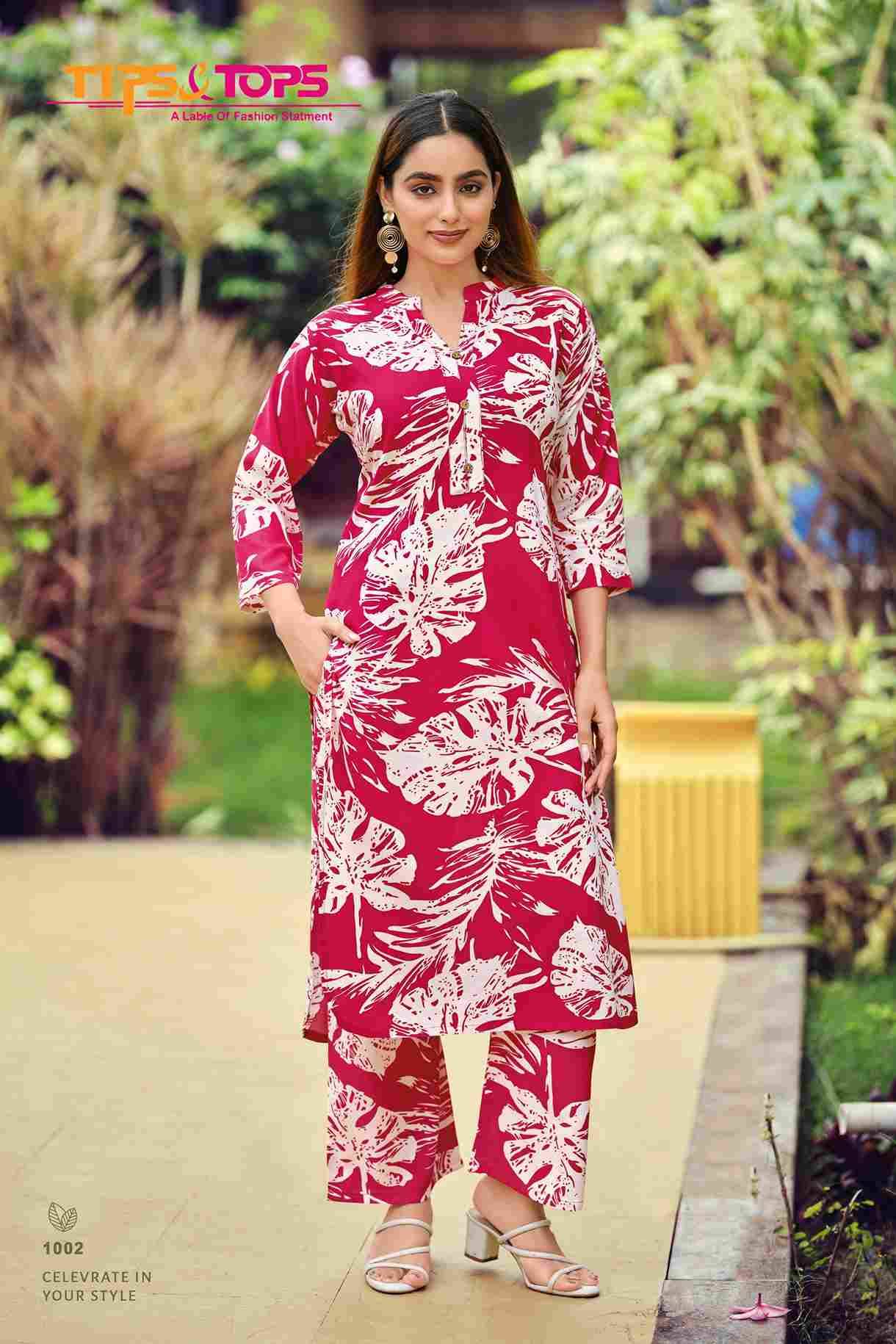 Cindrella Vol-6 By Tips And Tops 1001 To 1006 Series Designer Stylish Fancy Colorful Beautiful Party Wear & Ethnic Wear Collection Heavy Rayon Co-Ords At Wholesale Price