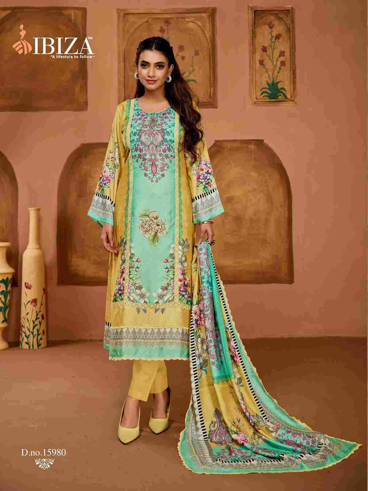 Riyasat Vol-10 By Ibiza 15980 To 15983 Series Designer Festive Suits Beautiful Fancy Stylish Colorful Party Wear & Occasional Wear Pure Bemberg Muslin Jacquard Dresses At Wholesale Price