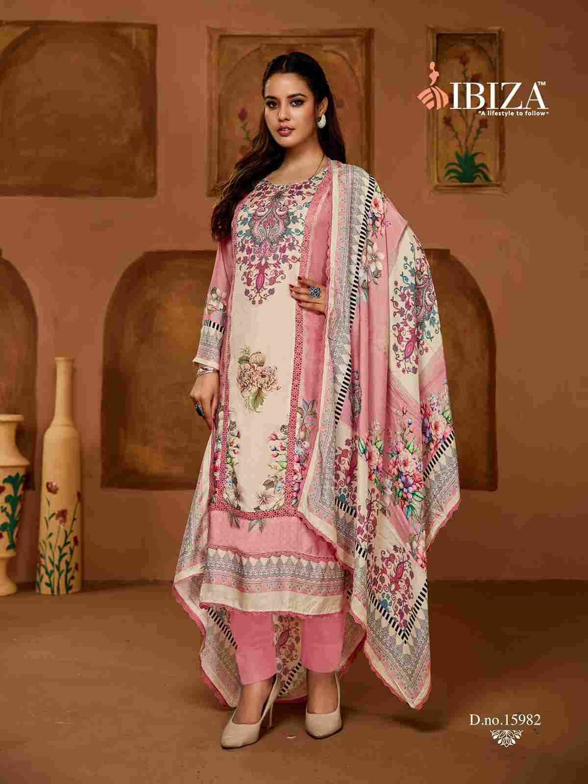 Riyasat Vol-10 By Ibiza 15980 To 15983 Series Designer Festive Suits Beautiful Fancy Stylish Colorful Party Wear & Occasional Wear Pure Bemberg Muslin Jacquard Dresses At Wholesale Price