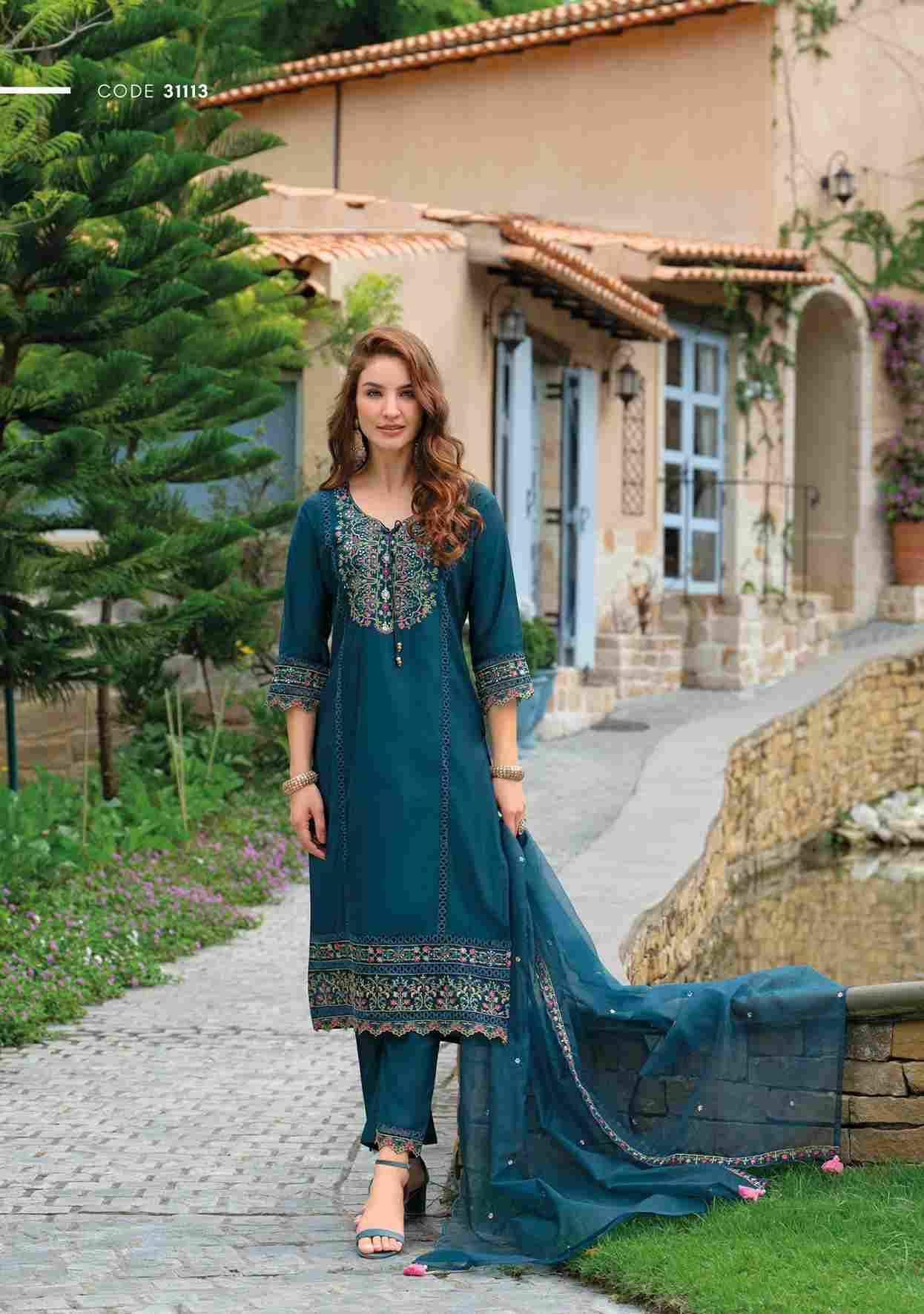 Rutba By Lady Leela 31111 To 31116 Series Beautiful Festive Suits Colorful Stylish Fancy Casual Wear & Ethnic Wear Pure Viscose With Work Dresses At Wholesale Price