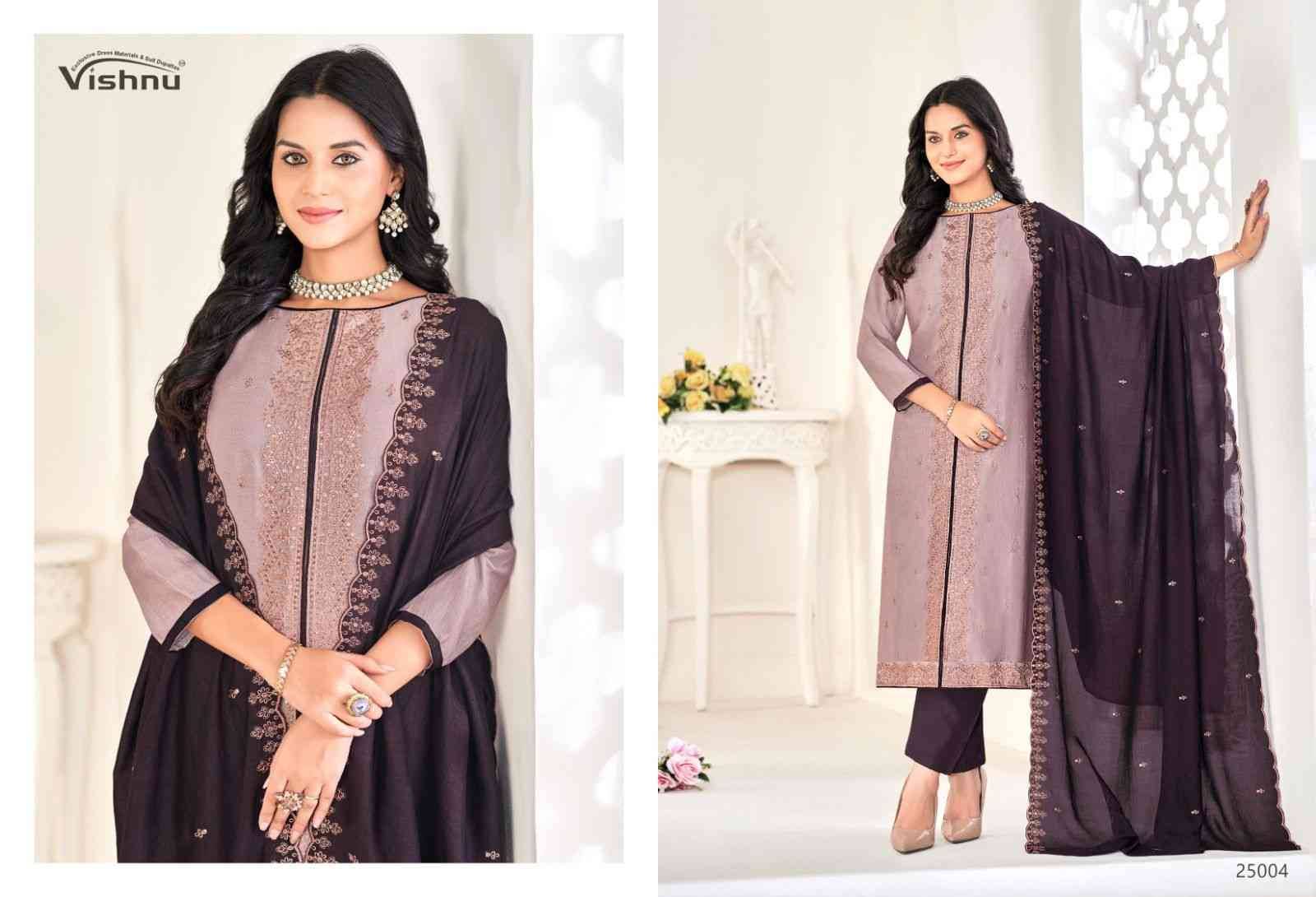 Zarkash By Vishnu 25001 To 25011 Series Beautiful Stylish Festive Suits Fancy Colorful Casual Wear & Ethnic Wear & Ready To Wear Vichitra Silk Print Dresses At Wholesale Price