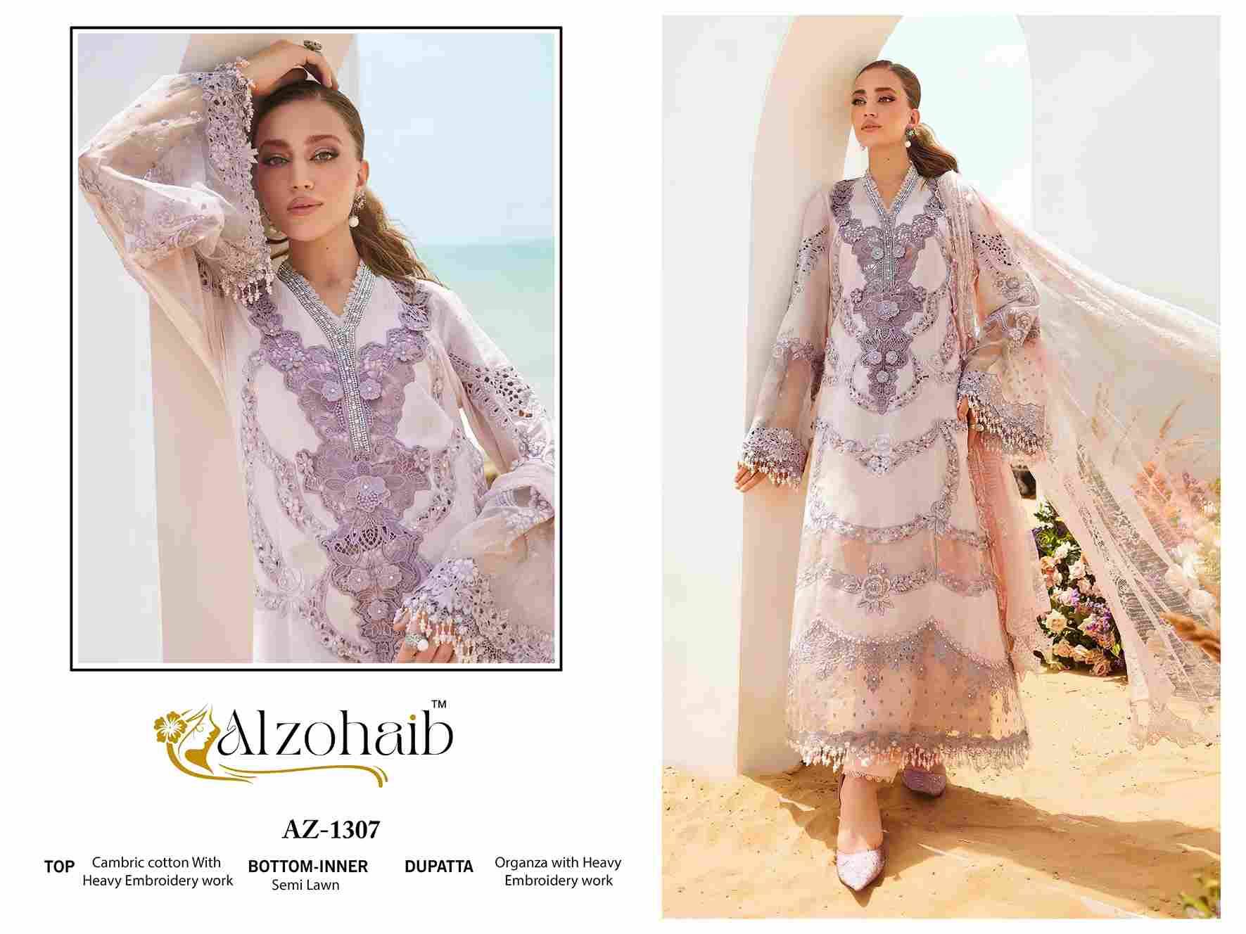 Aarzoo Vol-1 By Alzohaib 1306 To 1310 Series Beautiful Pakistani Suits Stylish Fancy Colorful Party Wear & Occasional Wear Cambric Cotton Print Dresses At Wholesale Price