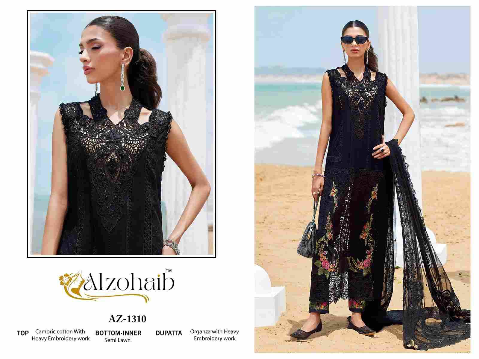 Aarzoo Vol-1 By Alzohaib 1306 To 1310 Series Beautiful Pakistani Suits Stylish Fancy Colorful Party Wear & Occasional Wear Cambric Cotton Print Dresses At Wholesale Price