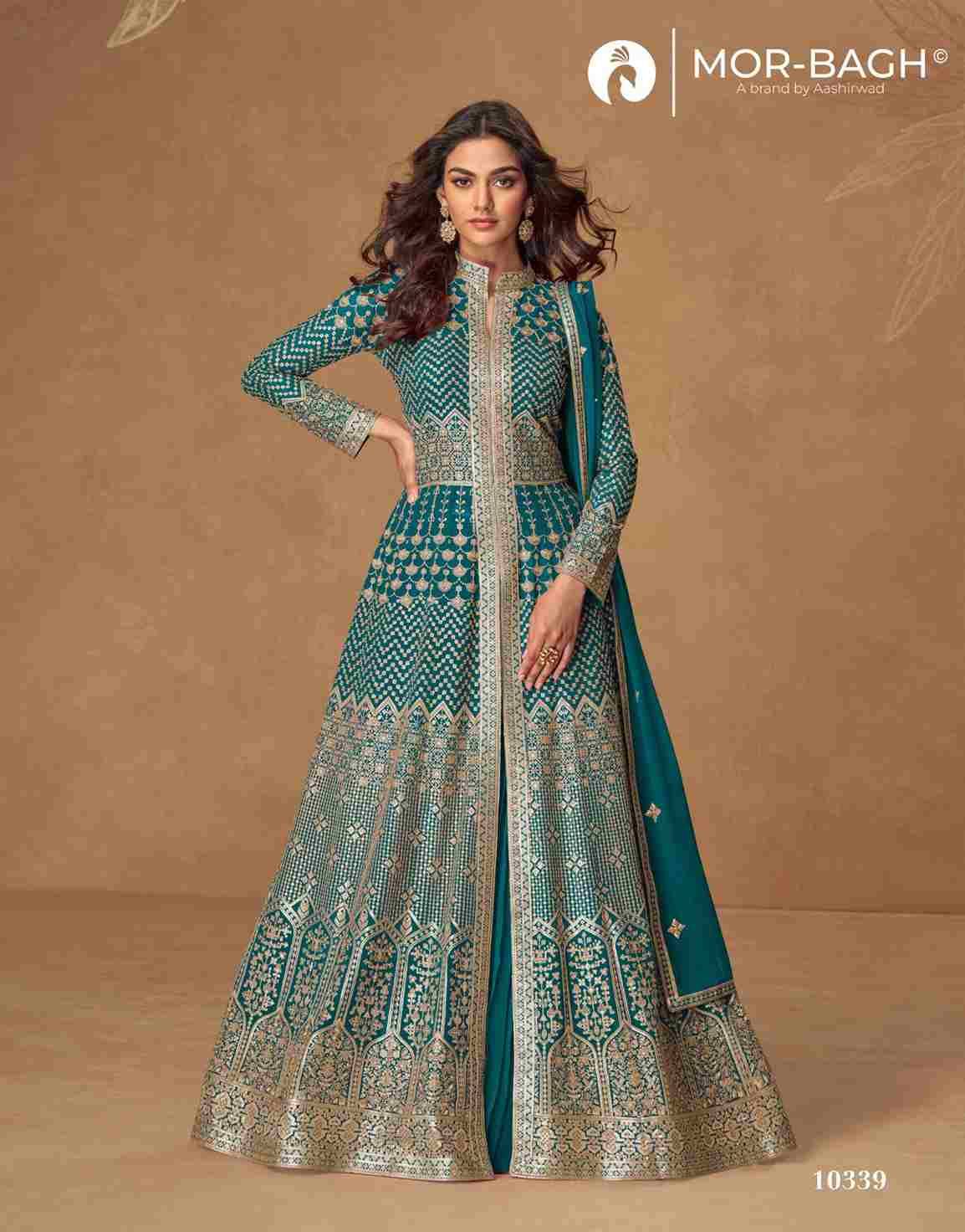 Almirah By Mor-Bagh 10337 To 10341 Series Beautiful Festive Suits Colorful Stylish Fancy Casual Wear & Ethnic Wear Georgette With Work Dresses At Wholesale Price