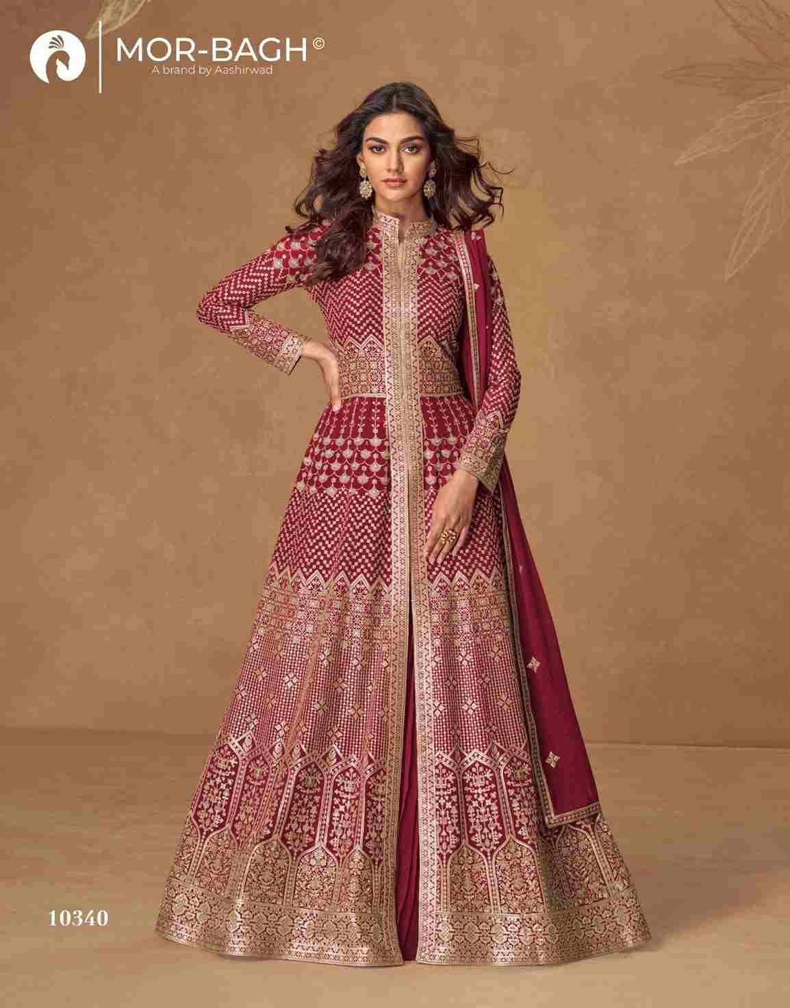 Almirah By Mor-Bagh 10337 To 10341 Series Beautiful Festive Suits Colorful Stylish Fancy Casual Wear & Ethnic Wear Georgette With Work Dresses At Wholesale Price
