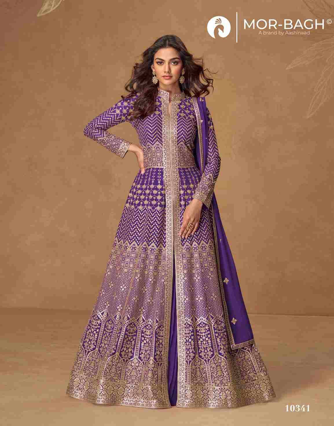 Almirah By Mor-Bagh 10337 To 10341 Series Beautiful Festive Suits Colorful Stylish Fancy Casual Wear & Ethnic Wear Georgette With Work Dresses At Wholesale Price
