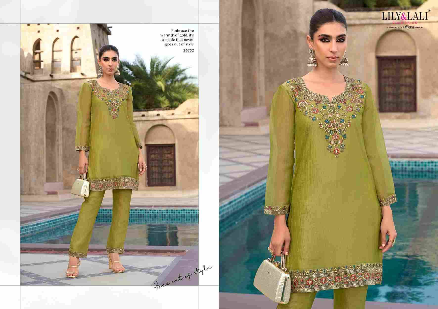 Mulaqat By Lily And Lali 26751 To 26754 Series Designer Stylish Fancy Colorful Beautiful Party Wear & Ethnic Wear Collection Simmer Silk Co-Ord At Wholesale Price