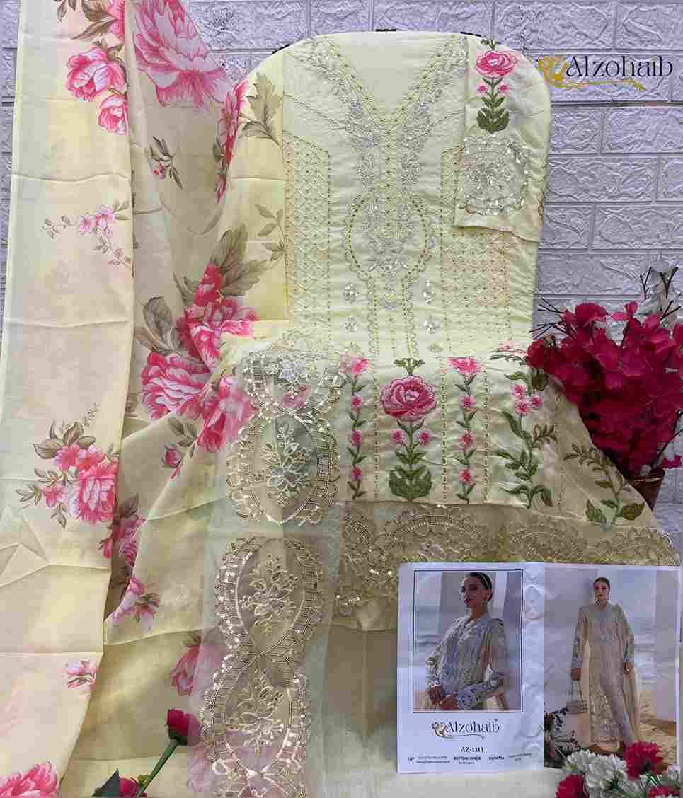 Aarzoo Vol-2 By Alzohaib 1311 To 1314 Series Beautiful Pakistani Suits Stylish Fancy Colorful Party Wear & Occasional Wear Cambric Cotton Print Dresses At Wholesale Price