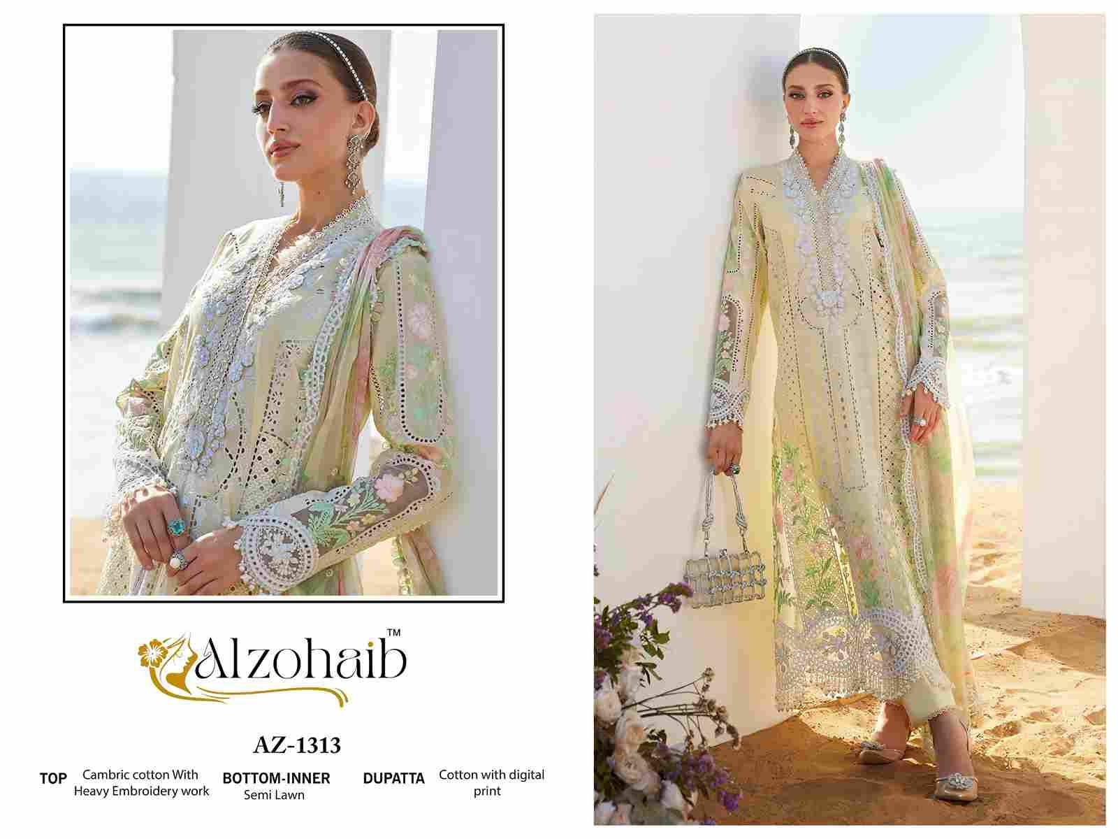 Aarzoo Vol-2 By Alzohaib 1311 To 1314 Series Beautiful Pakistani Suits Stylish Fancy Colorful Party Wear & Occasional Wear Cambric Cotton Print Dresses At Wholesale Price