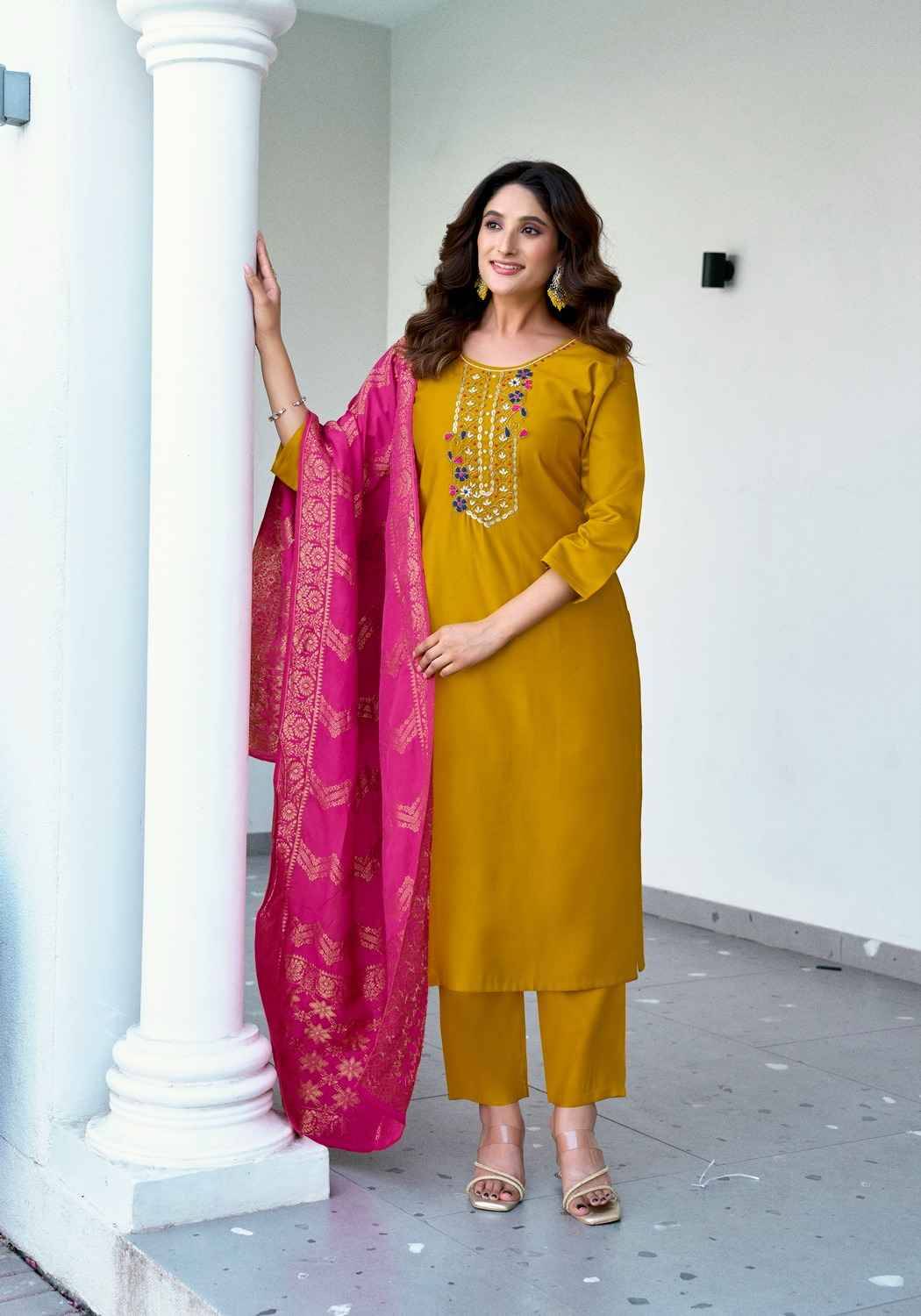 Femina Vol-1 By Vaniska 1001 To 1006 Series Designer Stylish Fancy Colorful Beautiful Party Wear & Ethnic Wear Collection Silk Dresses At Wholesale Price