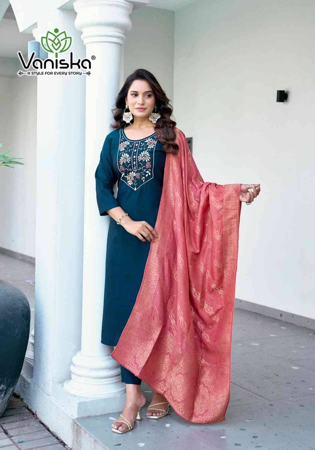 Femina Vol-1 By Vaniska 1001 To 1006 Series Designer Stylish Fancy Colorful Beautiful Party Wear & Ethnic Wear Collection Silk Dresses At Wholesale Price