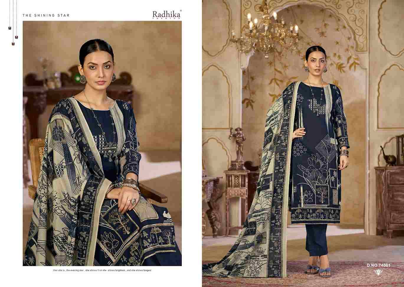 Alffaz By Azara 74001 To 74002 Series Designer Stylish Fancy Colorful Beautiful Party Wear & Ethnic Wear Collection Premium Lawn Cotton Dresses At Wholesale Price