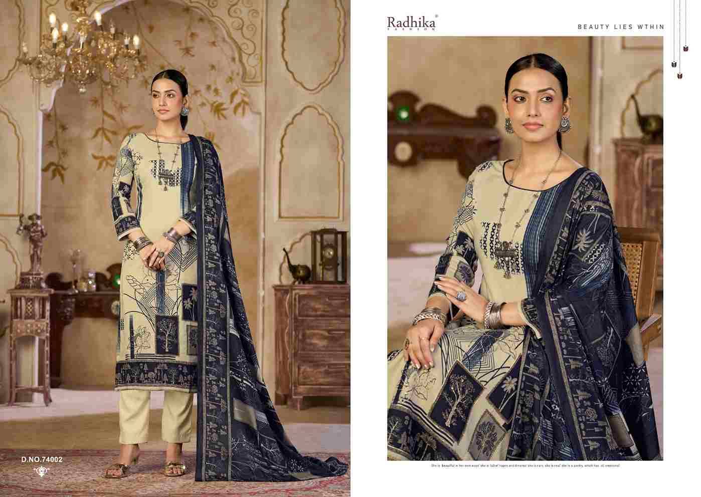 Alffaz By Azara 74001 To 74002 Series Designer Stylish Fancy Colorful Beautiful Party Wear & Ethnic Wear Collection Premium Lawn Cotton Dresses At Wholesale Price