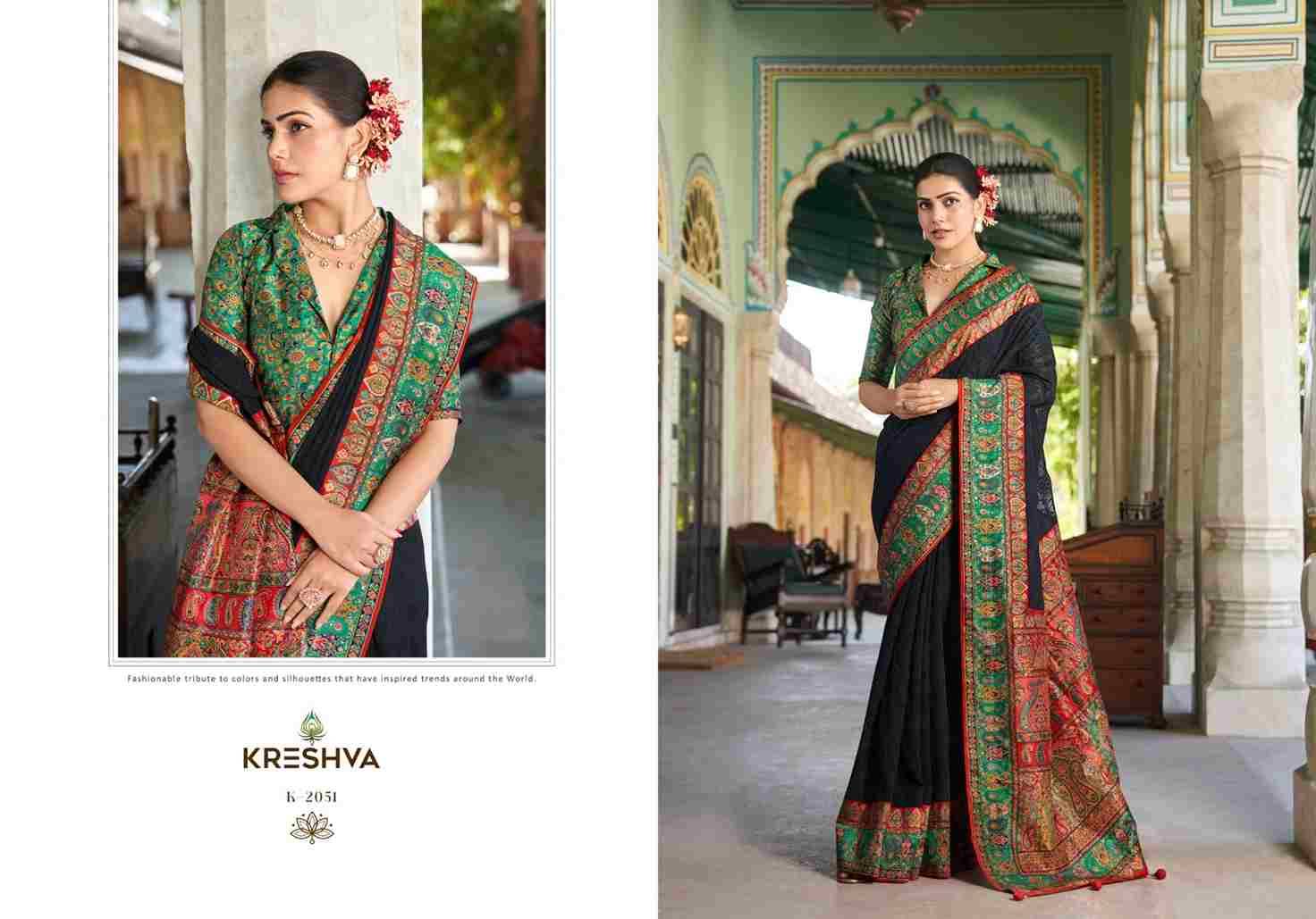 Shanti By Kreshva 2047 To 2052 Series Indian Traditional Wear Collection Beautiful Stylish Fancy Colorful Party Wear & Occasional Wear Georgette Sarees At Wholesale Price