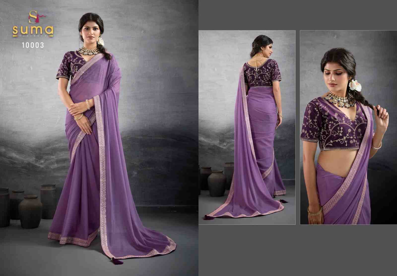 Mehar By Suma 10001 To 10008 Series Indian Traditional Wear Collection Beautiful Stylish Fancy Colorful Party Wear & Occasional Wear Georgette Sarees At Wholesale Price