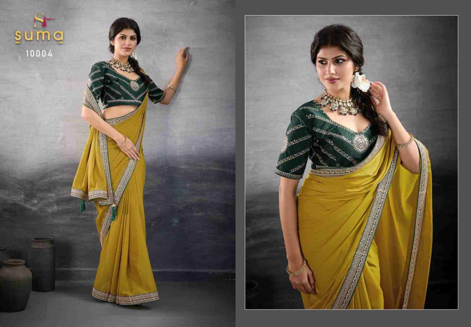 Mehar By Suma 10001 To 10008 Series Indian Traditional Wear Collection Beautiful Stylish Fancy Colorful Party Wear & Occasional Wear Georgette Sarees At Wholesale Price
