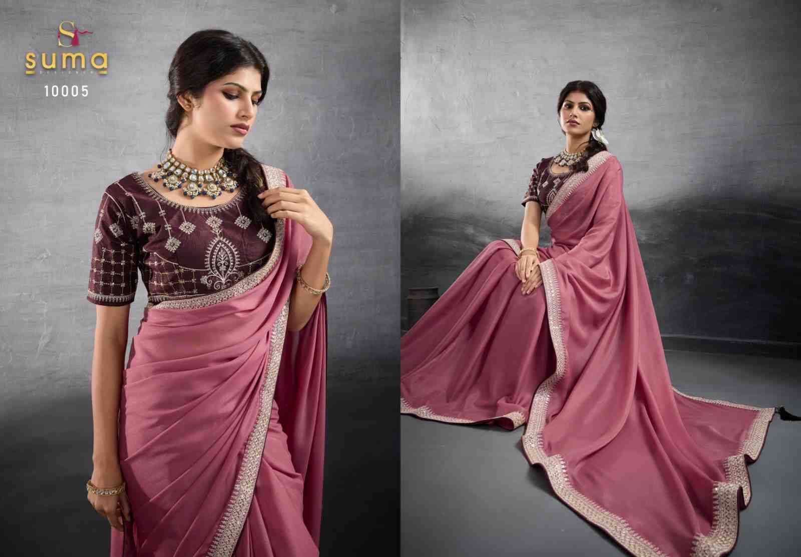Mehar By Suma 10001 To 10008 Series Indian Traditional Wear Collection Beautiful Stylish Fancy Colorful Party Wear & Occasional Wear Georgette Sarees At Wholesale Price
