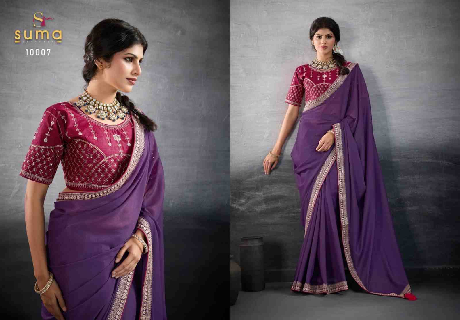 Mehar By Suma 10001 To 10008 Series Indian Traditional Wear Collection Beautiful Stylish Fancy Colorful Party Wear & Occasional Wear Georgette Sarees At Wholesale Price