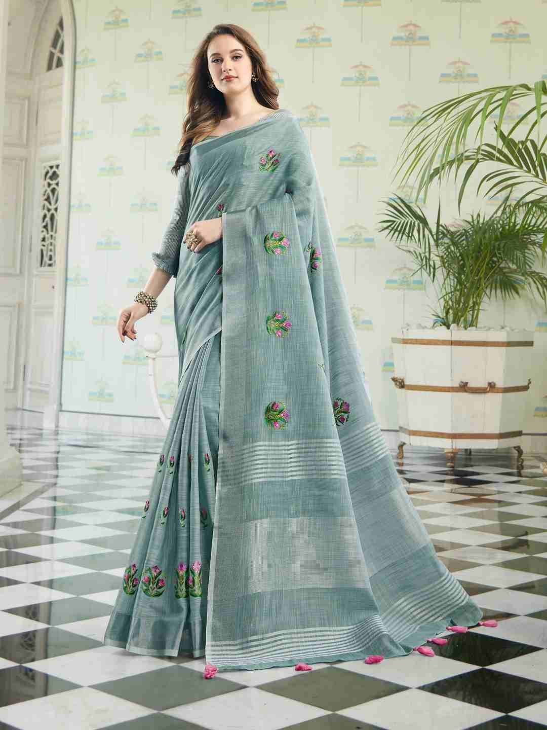 Amaira Nx By Fashid Wholesale 4002 To 4005 Series Indian Traditional Wear Collection Beautiful Stylish Fancy Colorful Party Wear & Occasional Wear Linen Cotton Sarees At Wholesale Price