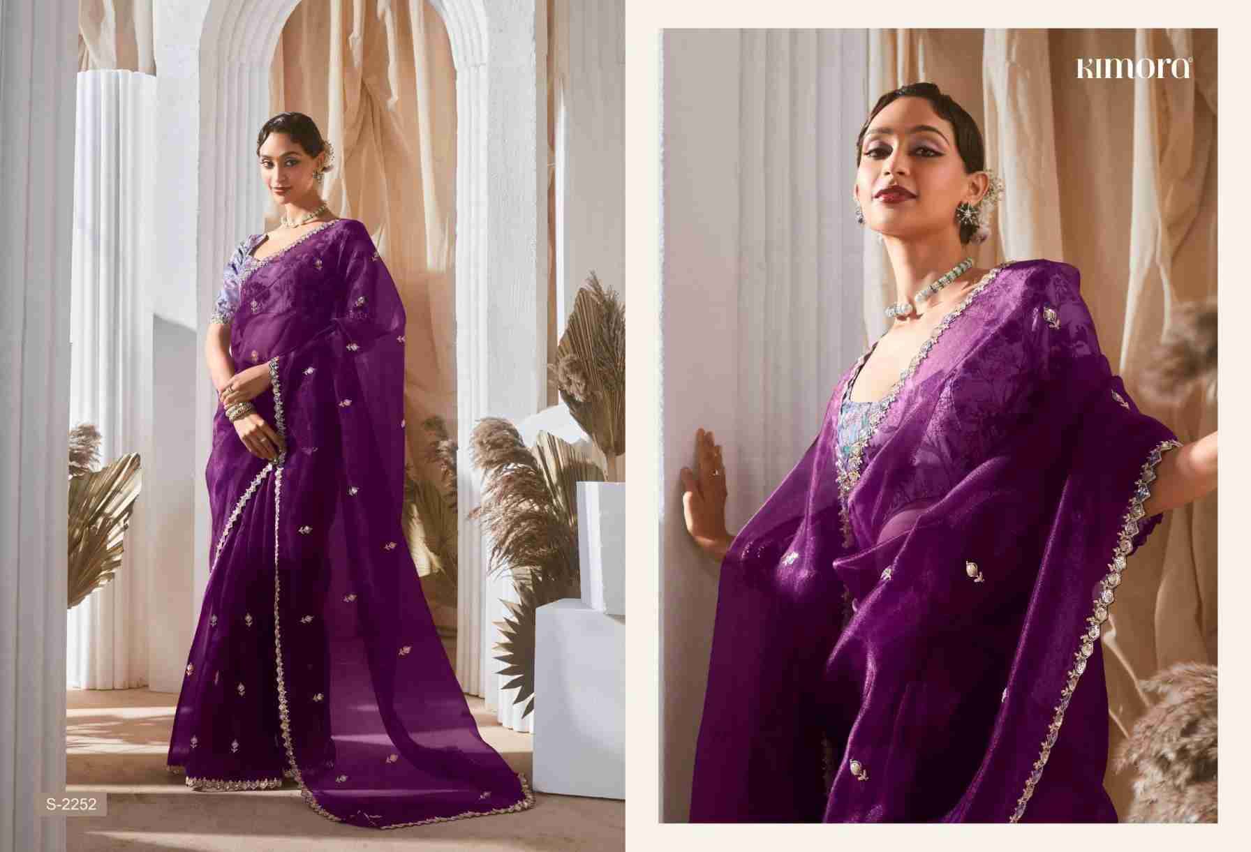 Rangat Vol-3 By Kimora Fashion 2251 To 2265 Series Indian Traditional Wear Collection Beautiful Stylish Fancy Colorful Party Wear & Occasional Wear Fancy Sarees At Wholesale Price