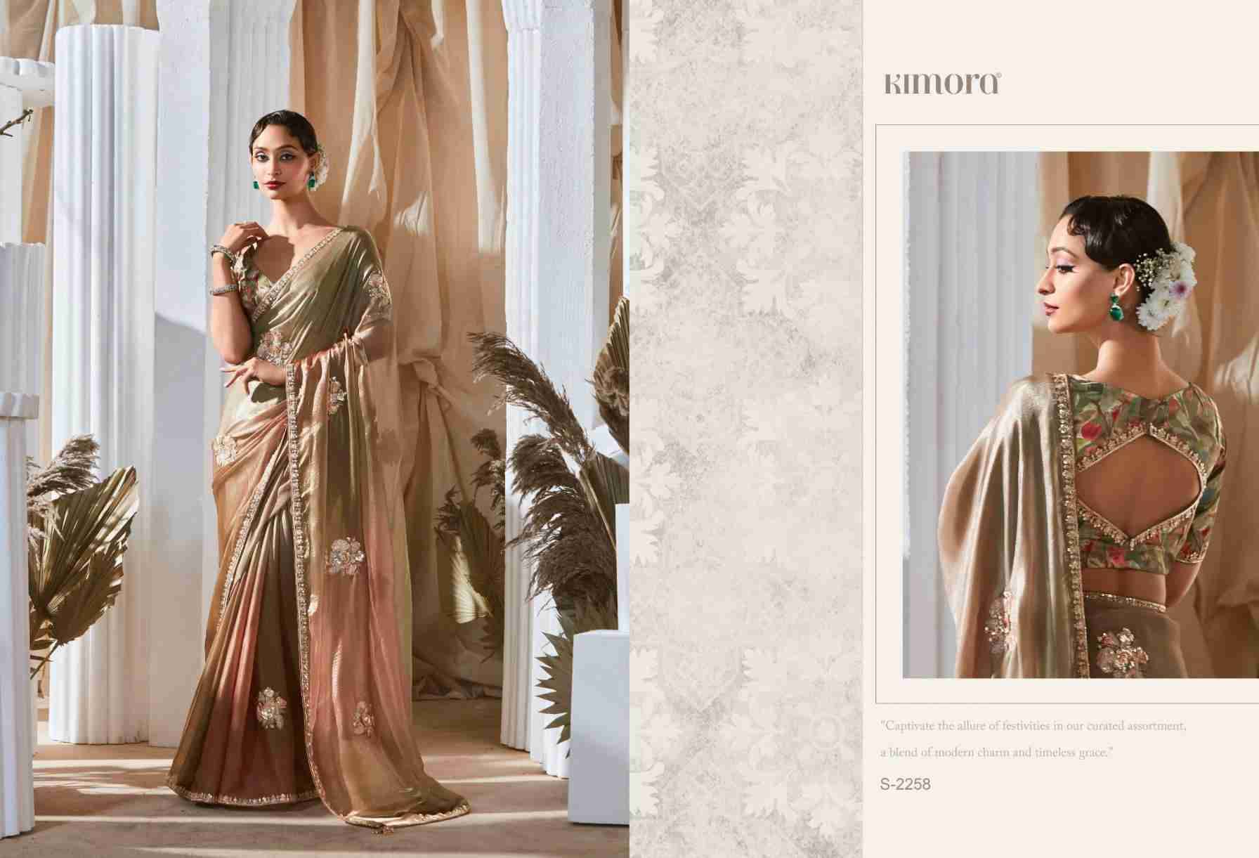 Rangat Vol-3 By Kimora Fashion 2251 To 2265 Series Indian Traditional Wear Collection Beautiful Stylish Fancy Colorful Party Wear & Occasional Wear Fancy Sarees At Wholesale Price