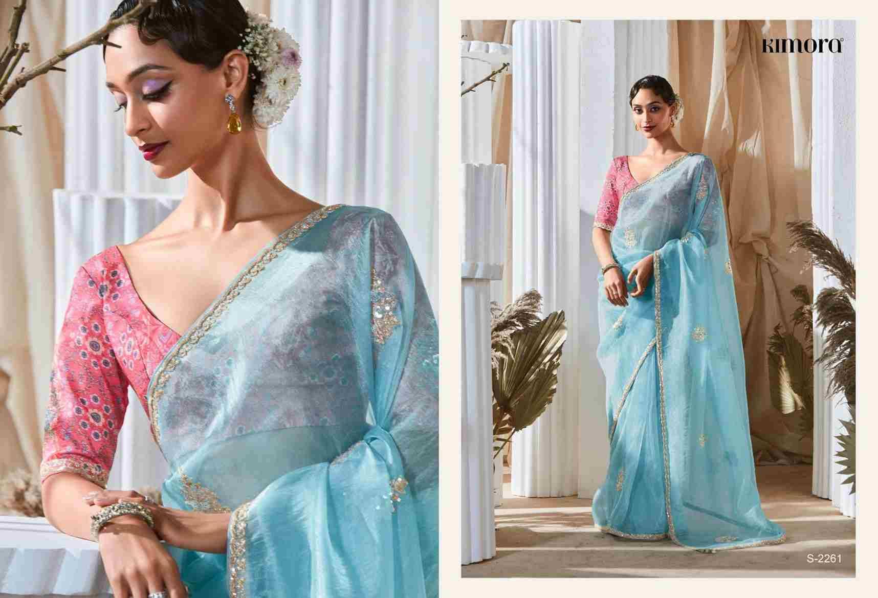 Rangat Vol-3 By Kimora Fashion 2251 To 2265 Series Indian Traditional Wear Collection Beautiful Stylish Fancy Colorful Party Wear & Occasional Wear Fancy Sarees At Wholesale Price