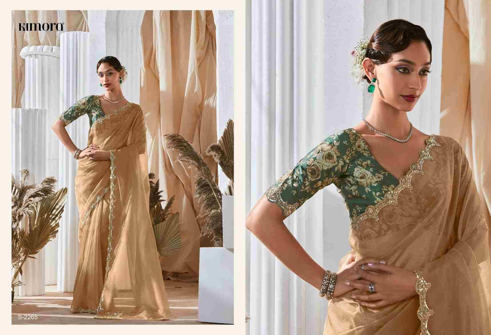 Rangat Vol-3 By Kimora Fashion 2251 To 2265 Series Indian Traditional Wear Collection Beautiful Stylish Fancy Colorful Party Wear & Occasional Wear Fancy Sarees At Wholesale Price