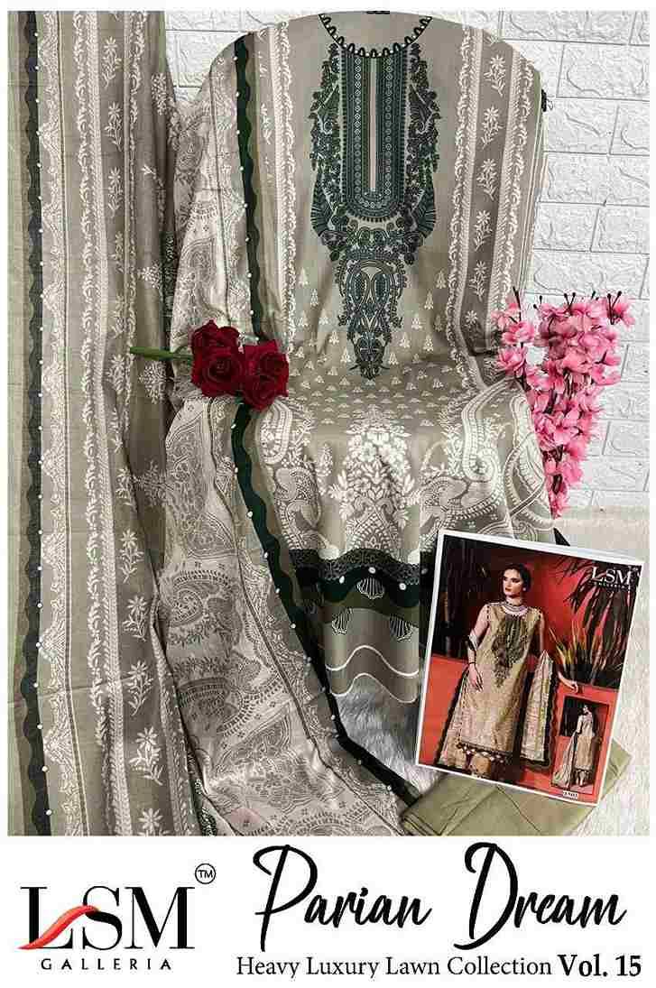 Parian Dream Vol-15 By Lsm Galleria 1501 To 1506 Series Beautiful Festive Suits Colorful Stylish Fancy Casual Wear & Ethnic Wear Pure Lawn Print With Work Dresses At Wholesale Price