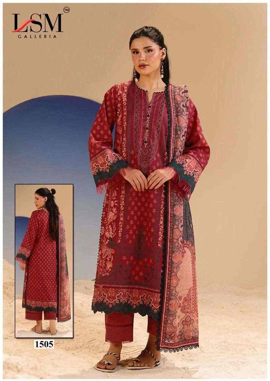 Parian Dream Vol-15 By Lsm Galleria 1501 To 1506 Series Beautiful Festive Suits Colorful Stylish Fancy Casual Wear & Ethnic Wear Pure Lawn Print With Work Dresses At Wholesale Price