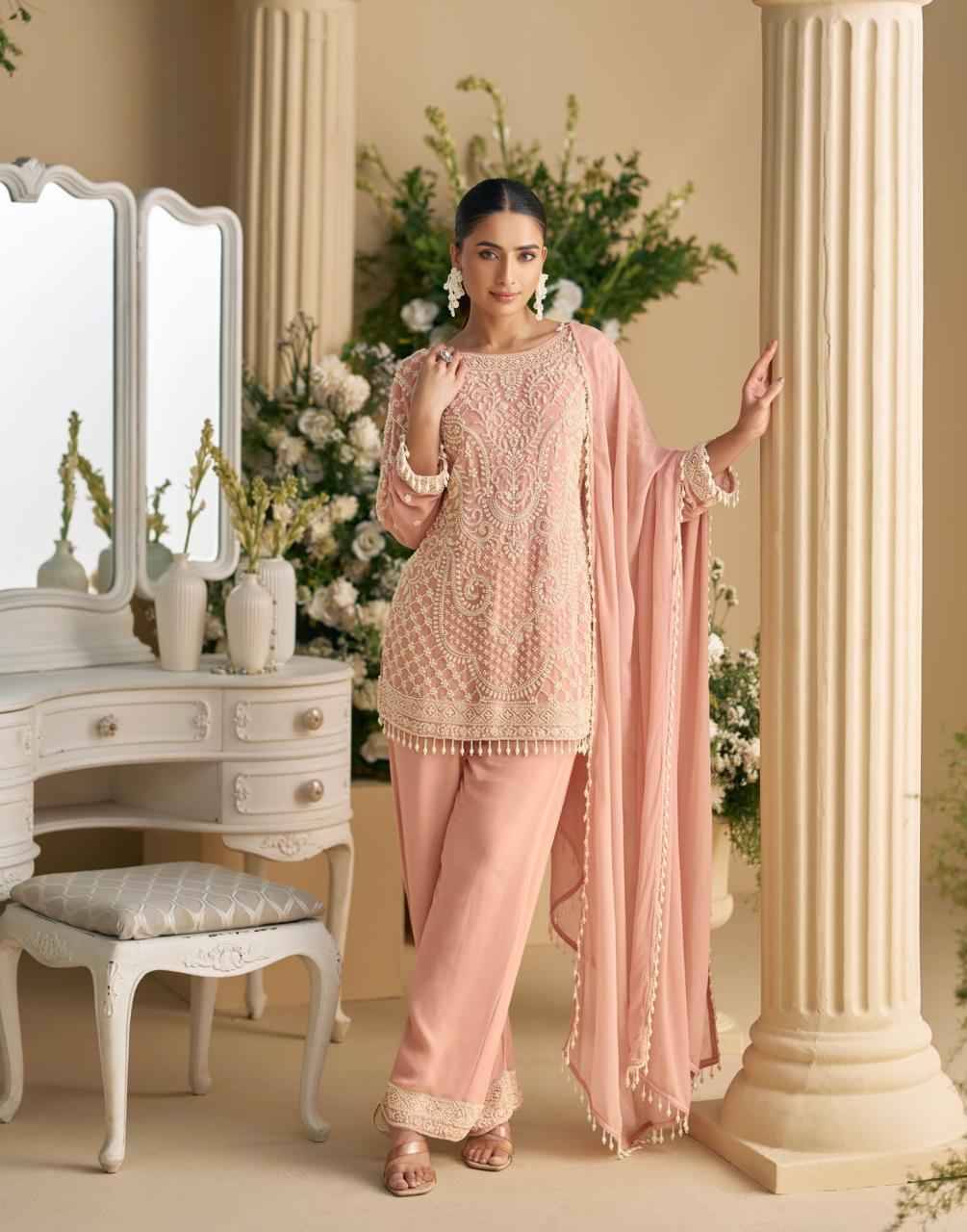 Sana By Sayuri 5818 To 5820 Series Designer Festive Suits Collection Beautiful Stylish Fancy Colorful Party Wear & Occasional Wear Heavy Georgette Dresses At Wholesale Price