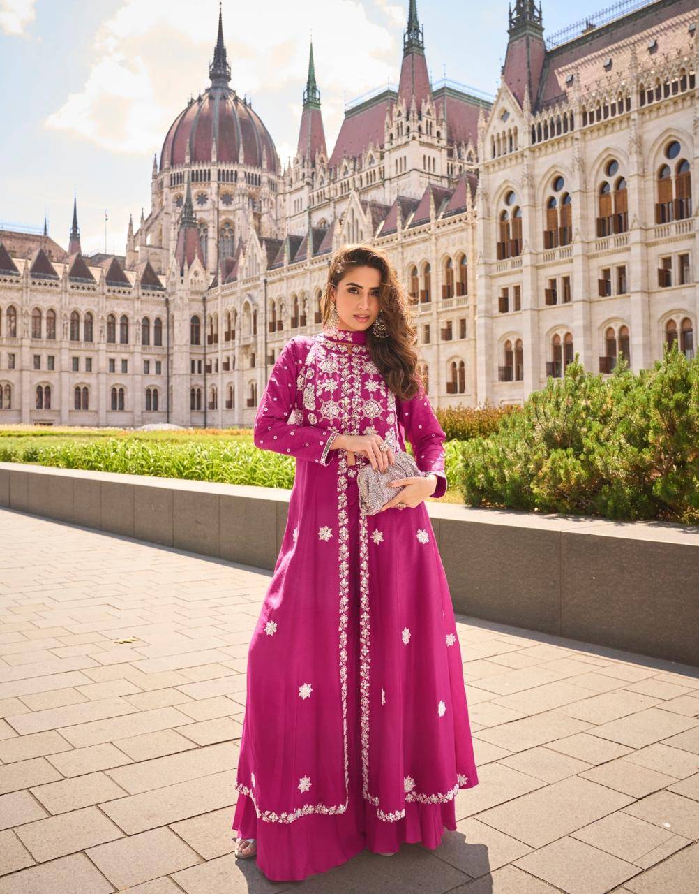 Nargis By Sayuri 10001 To 10003 Series Designer Festive Suits Collection Beautiful Stylish Fancy Colorful Party Wear & Occasional Wear Heavy Silk Dresses At Wholesale Price