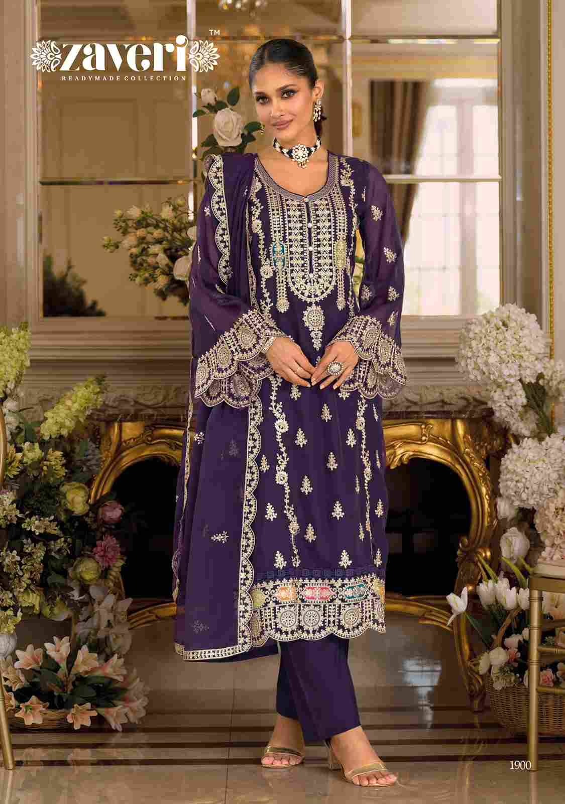 Praniti By Zaveri 1898 To 1900 Series Beautiful Festive Suits Colorful Stylish Fancy Casual Wear & Ethnic Wear Soft Organza Embroidery Dresses At Wholesale Price