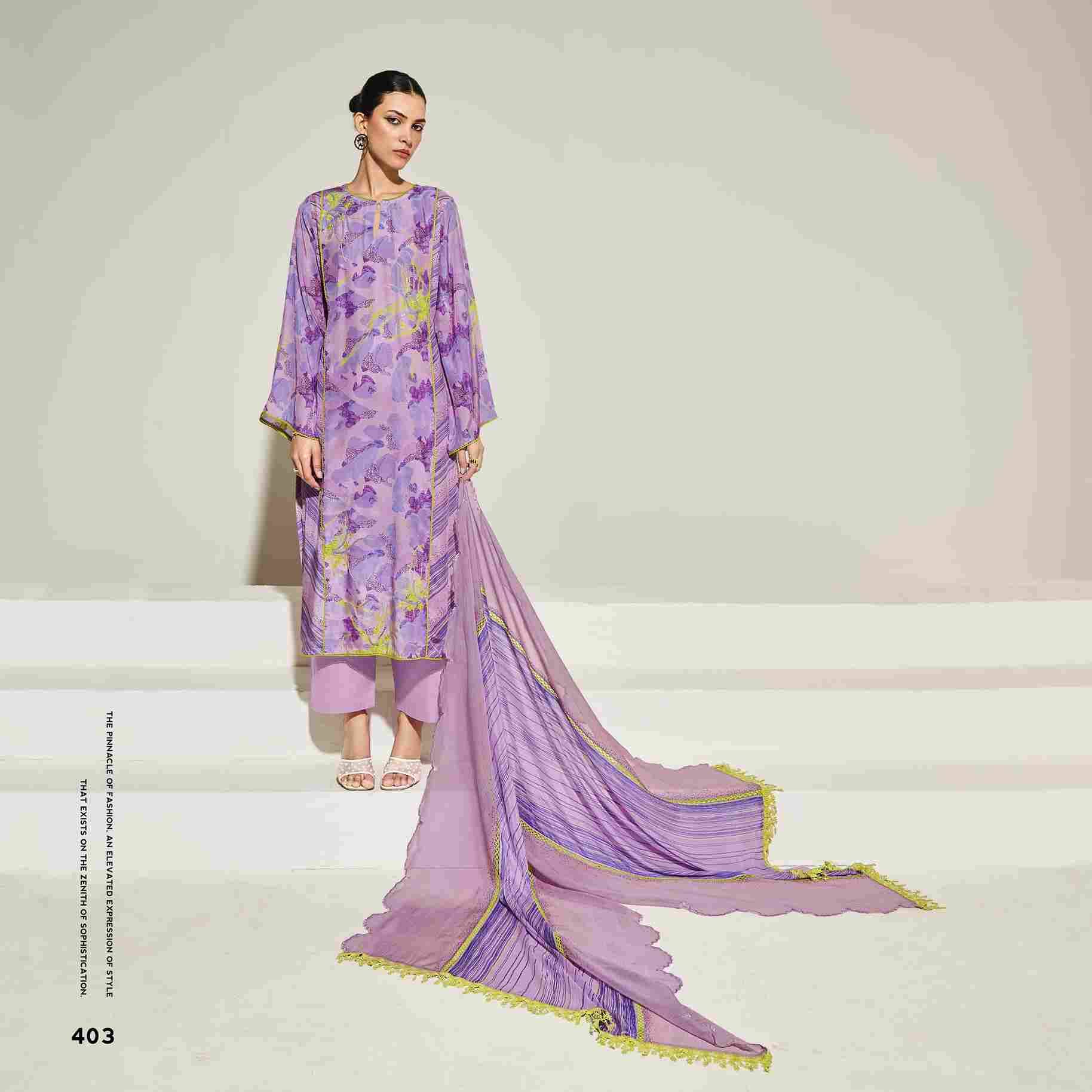 Starry By Sohni 401 To 404 Series Beautiful Suits Colorful Stylish Fancy Casual Wear & Ethnic Wear Pure Muslin Dresses At Wholesale Price