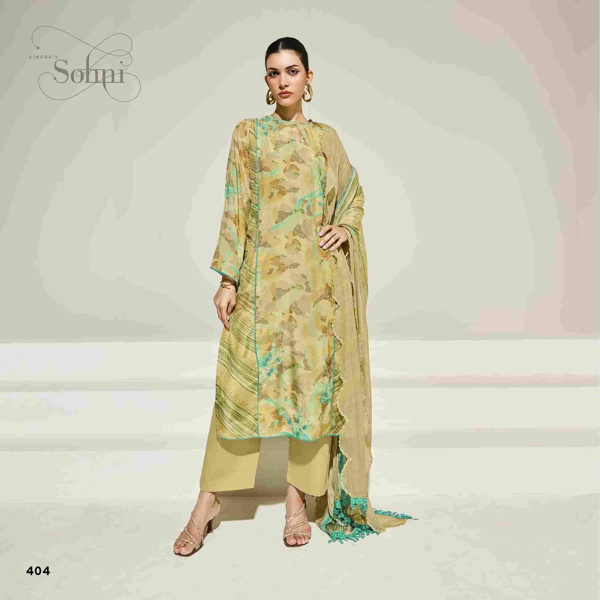 Starry By Sohni 401 To 404 Series Beautiful Suits Colorful Stylish Fancy Casual Wear & Ethnic Wear Pure Muslin Dresses At Wholesale Price