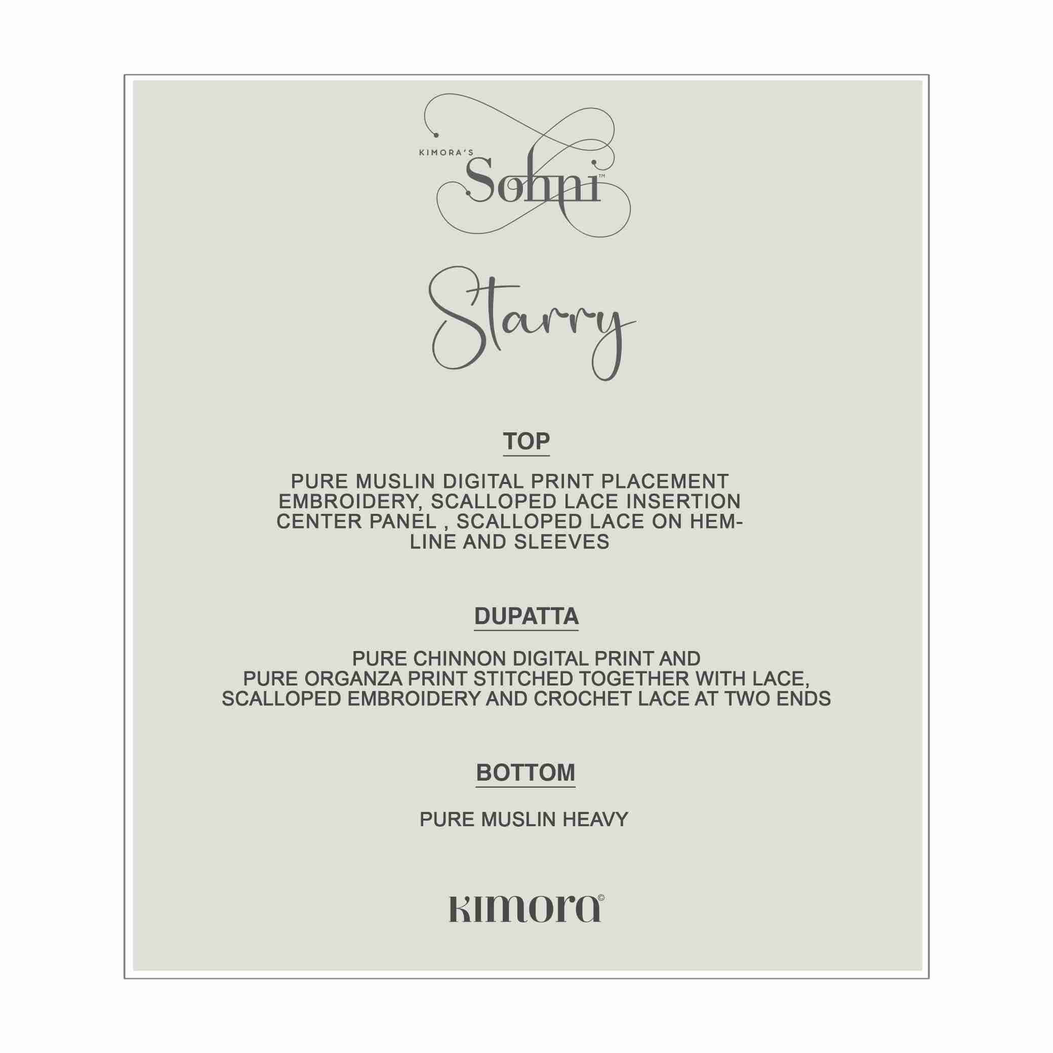 Starry By Sohni 401 To 404 Series Beautiful Suits Colorful Stylish Fancy Casual Wear & Ethnic Wear Pure Muslin Dresses At Wholesale Price