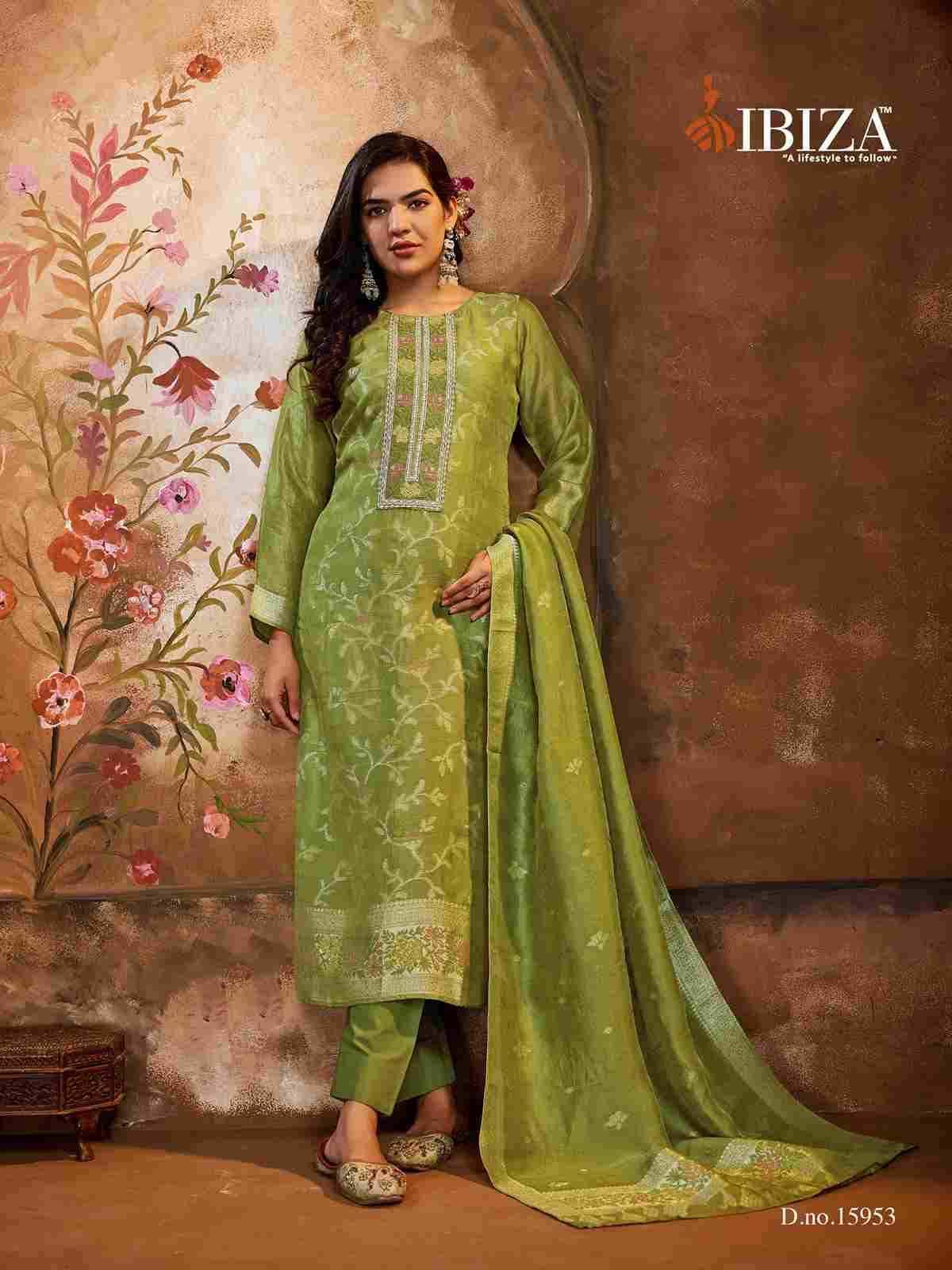 Forecast By Ibiza 15952 To 15955 Series Designer Festive Suits Beautiful Fancy Stylish Colorful Party Wear & Occasional Wear Pure Jacquard Silk Dresses At Wholesale Price