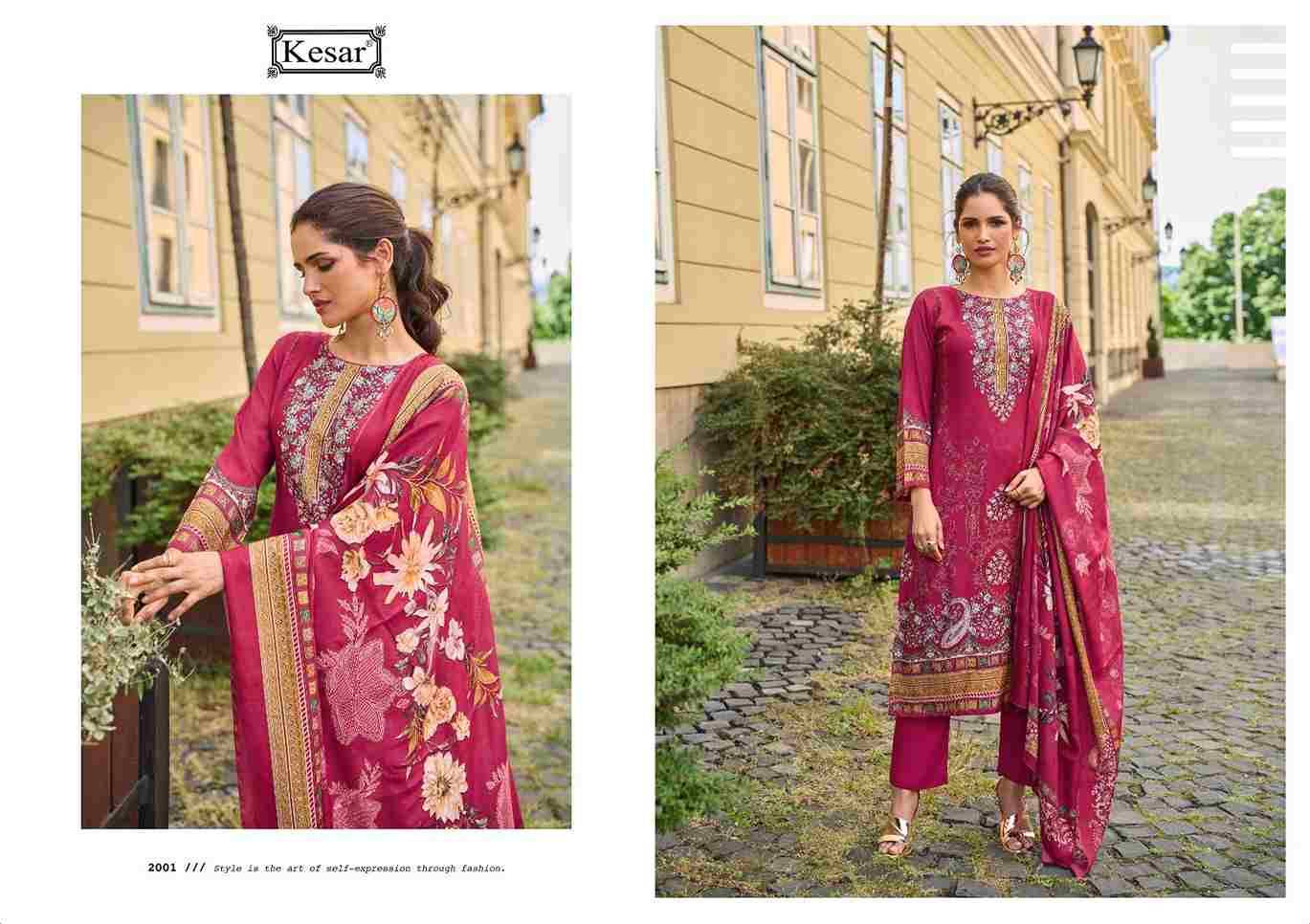 Armani By Kesar 2001 To 2004 Series Beautiful Festive Suits Colorful Stylish Fancy Casual Wear & Ethnic Wear Viscose Muslin Dresses At Wholesale Price